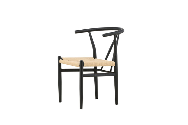 Matstolar ALFONS Rattan Svart