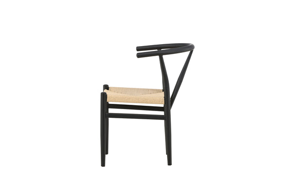 Matstolar ALFONS Rattan Svart