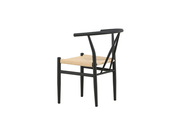 Matstolar ALFONS Rattan Svart