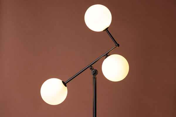 Golvlampa MARSAN Järn G9-Svart