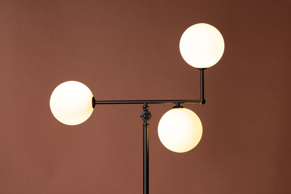 Golvlampa MARSAN Järn G9-Svart