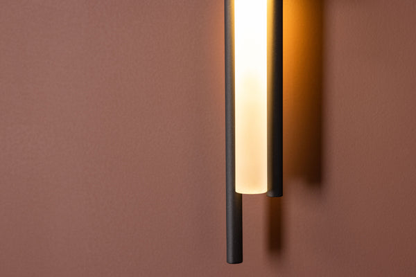 Vägglampa CLERMONT Järn LED-Svart