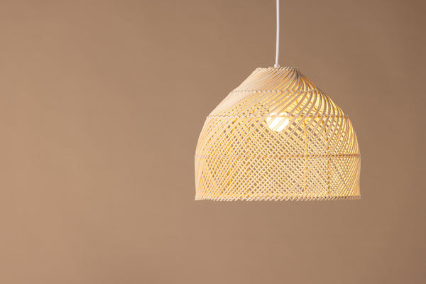 Taklampa BRIVELA Rattan E27-Natur