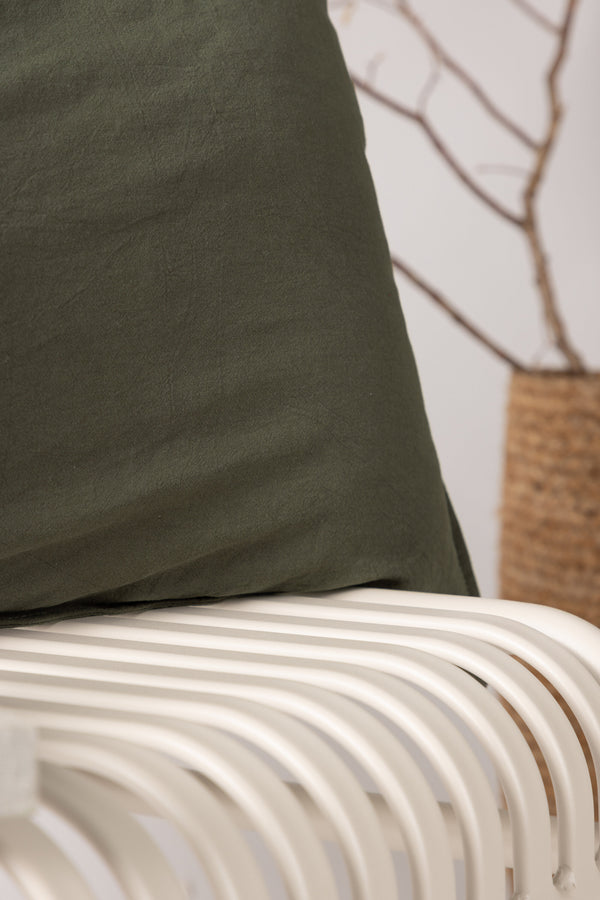 Kuddfodral RONJA Bomull 50x90cm-Grön
