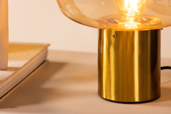 Bordslampa RHONE Järn E27-Guld