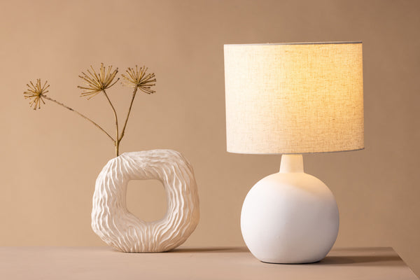 Bordslampa TORCELLO Betong E27-Beige