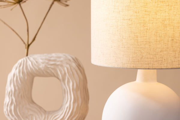 Bordslampa TORCELLO Betong E27-Beige