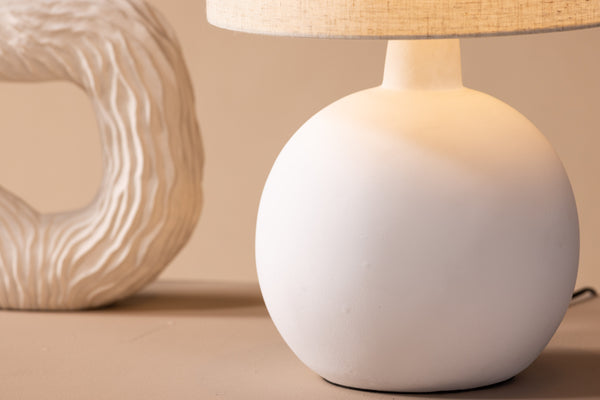 Bordslampa TORCELLO Betong E27-Beige