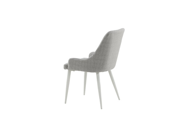 Matstolar PLAZA Polyester 86x49x58cm Grå-2st