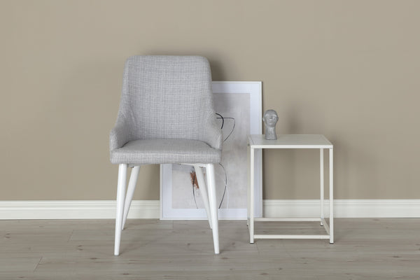 Matstolar PLAZA Polyester 86x49x58cm Grå-2st