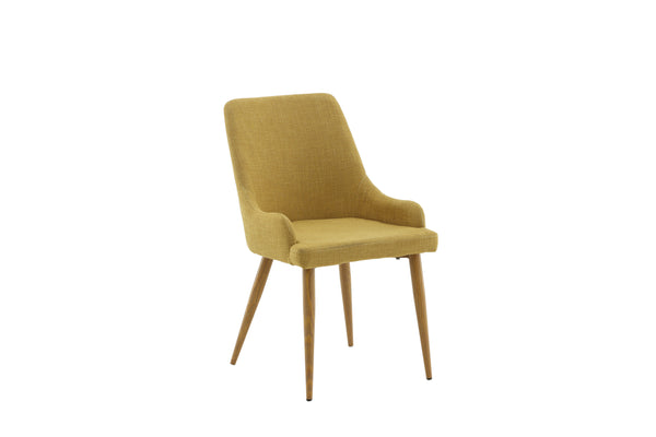 Matstolar PLAZA Polyester 86x50x61cm Gul-2st
