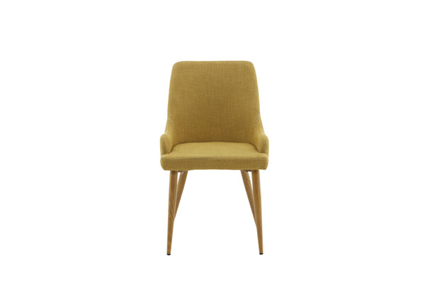 Matstolar PLAZA Polyester 86x50x61cm Gul-2st