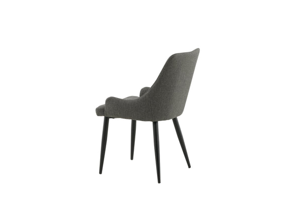 Matstolar PLAZA Polyester 86x50x61cm Grå-2st