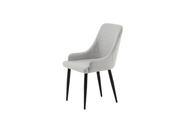 Matstolar PLAZA Polyester 86x49x58cm Grå-2st