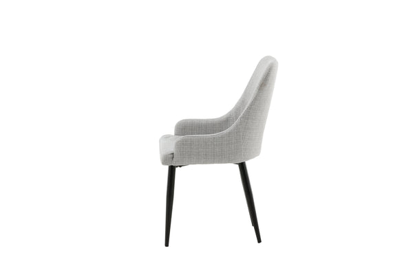 Matstolar PLAZA Polyester 86x49x58cm Grå-2st
