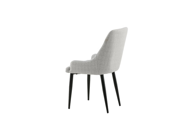 Matstolar PLAZA Polyester 86x49x58cm Grå-2st