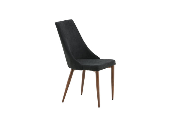 Matstolar LEONE Polyester 91.5x47x50cm Svart-2st