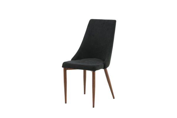 Matstolar LEONE Polyester 91.5x47x50cm Svart-2st