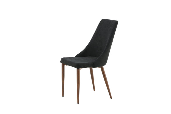 Matstolar LEONE Polyester 91.5x47x50cm Svart-2st