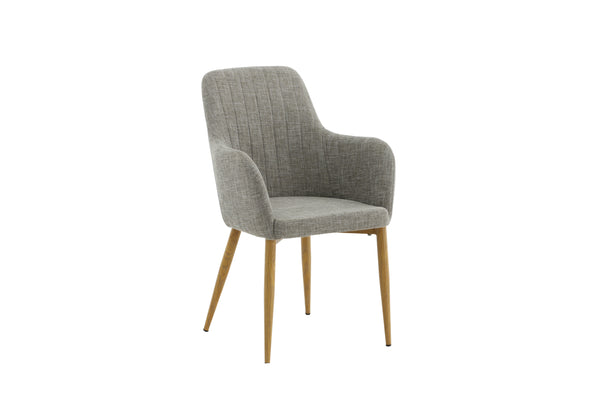 Matstolar COMFORT Polyester 93x57x62cm Grå-2st