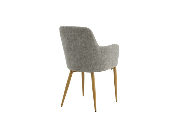 Matstolar COMFORT Polyester 93x57x62cm Grå-2st