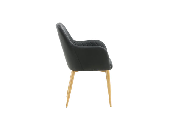 Matstolar COMFORT PU 93x57x62cm Svart-2st