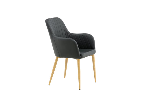 Matstolar COMFORT PU 93x57x62cm Svart-2st