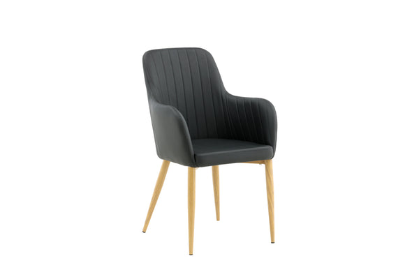 Matstolar COMFORT PU 93x57x62cm Svart-2st