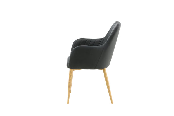 Matstolar COMFORT PU 93x57x62cm Svart-2st