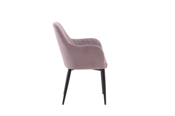 Matstolar COMFORT Manchester 93x57x62cm Dammigt rosa-2st