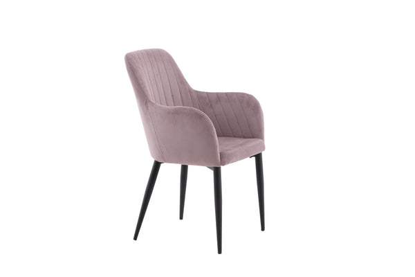 Matstolar COMFORT Manchester 93x57x62cm Dammigt rosa-2st