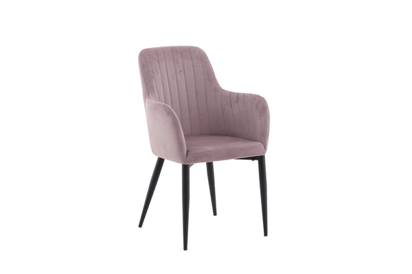 Matstolar COMFORT Manchester 93x57x62cm Dammigt rosa-2st