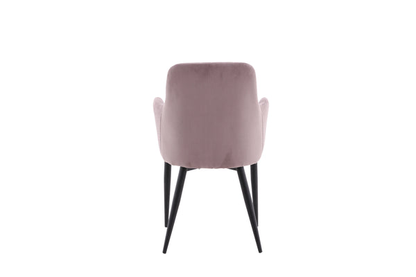 Matstolar COMFORT Manchester 93x57x62cm Dammigt rosa-2st
