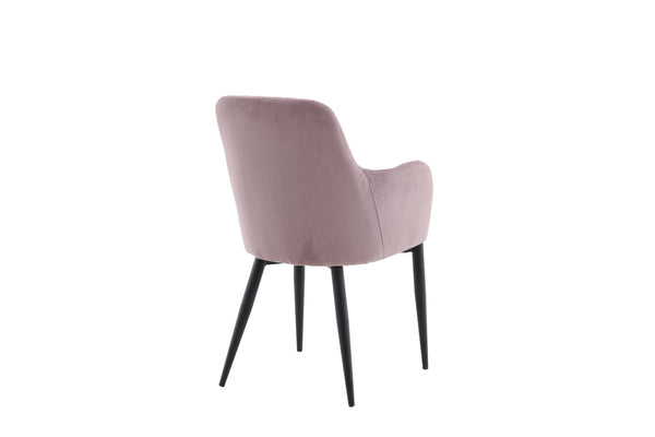 Matstolar COMFORT Manchester 93x57x62cm Dammigt rosa-2st