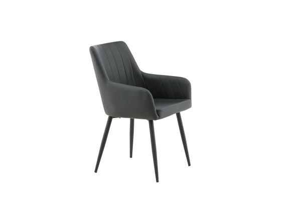 Matstolar COMFORT PU 93x57x62cm Svart-2st