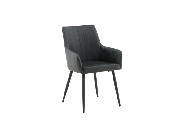 Matstolar COMFORT PU 93x57x62cm Svart-2st