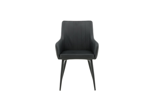 Matstolar COMFORT PU 93x57x62cm Svart-2st