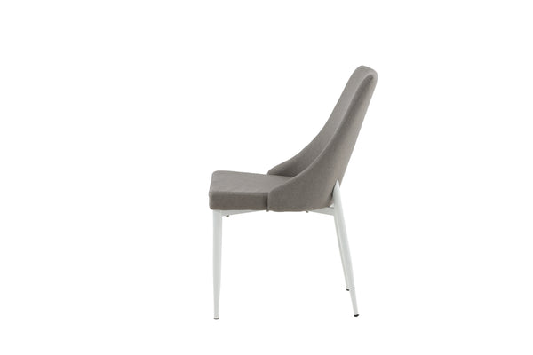 Matstolar LEONE Polyester 91x46.5x63cm Grå-2st