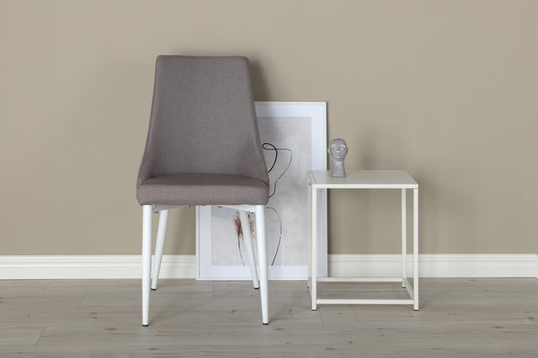 Matstolar LEONE Polyester 91x46.5x63cm Grå-2st
