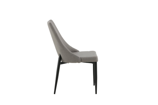 Matstolar LEONE Polyester 91x46.5x63cm Grå-2st