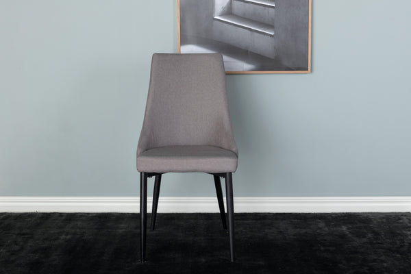 Matstolar LEONE Polyester 91x46.5x63cm Grå-2st