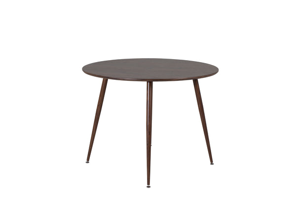 Matbord PLAZA MDF ⌀100 Valnöt