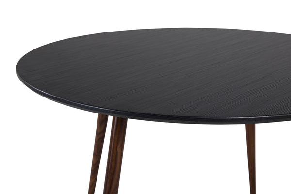 Matbord PLAZA MDF ⌀100 -Svart