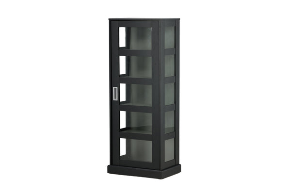 Skåp LOCK MDF 60x153 cm-Svart
