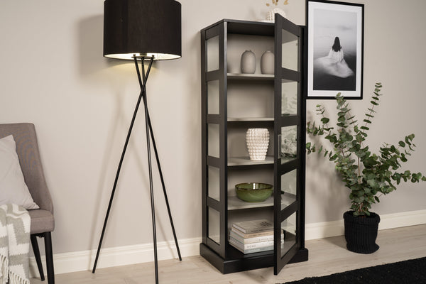 Skåp LOCK MDF 60x153 cm-Svart