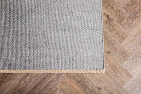 Rectangular rug JAIPUR Wool 300x200cm-Light grey