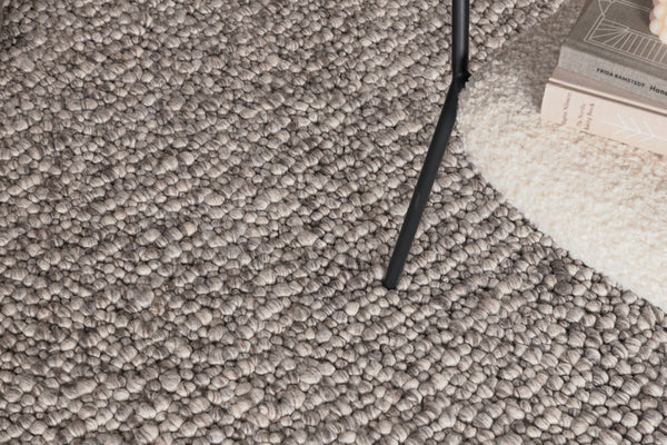 Rectangular Rug JAJRU Wool 350x250 Light grey