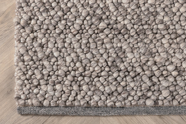 Rectangular Rug JAJRU Wool 350x250 Light grey