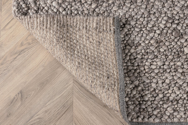 Rectangular Rug JAJRU Wool 350x250 Light grey