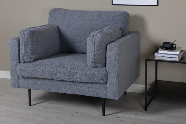 Armchair BOOM Teddy 86x84x110cm-Dark grey